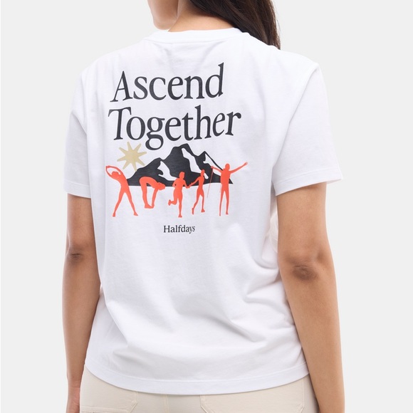 HALFDAYS T-SHIRT with Ascend Together Print - Picture 1 of 3